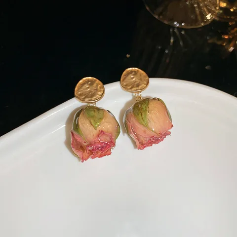 DooMei серьги-капельки из цинкового сплава красные