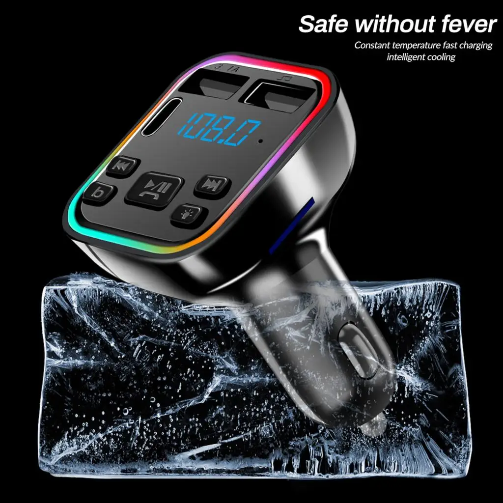 Автомобильный Bluetooth-приемник 2. 0 FM-передатчик в комплекте |