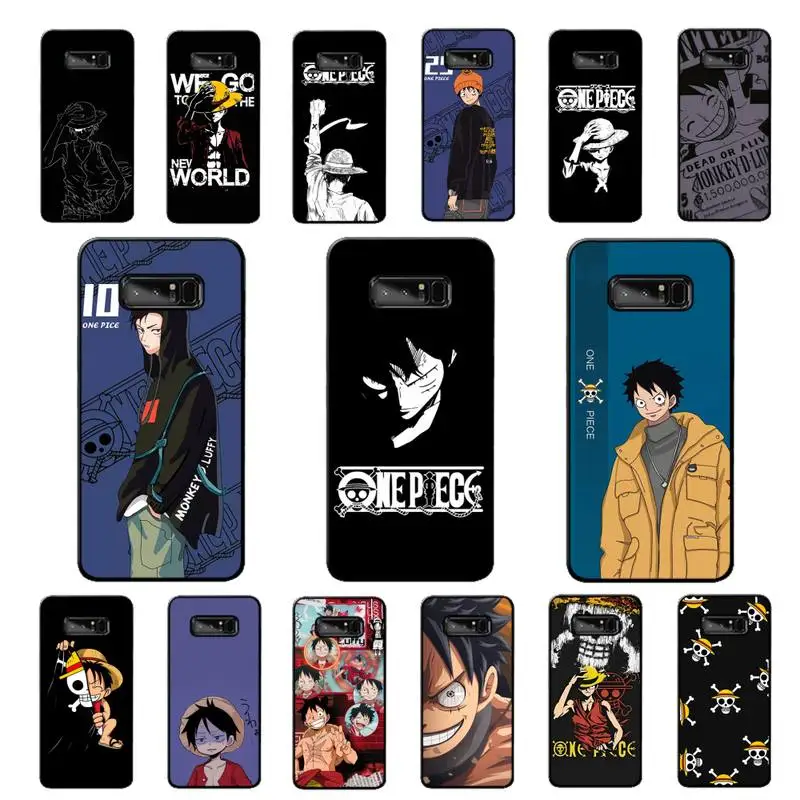 

Bandai One Piece Luffy Phone Case for Samsung Note 5 7 8 9 10 20 pro plus lite ultra A21 12 02