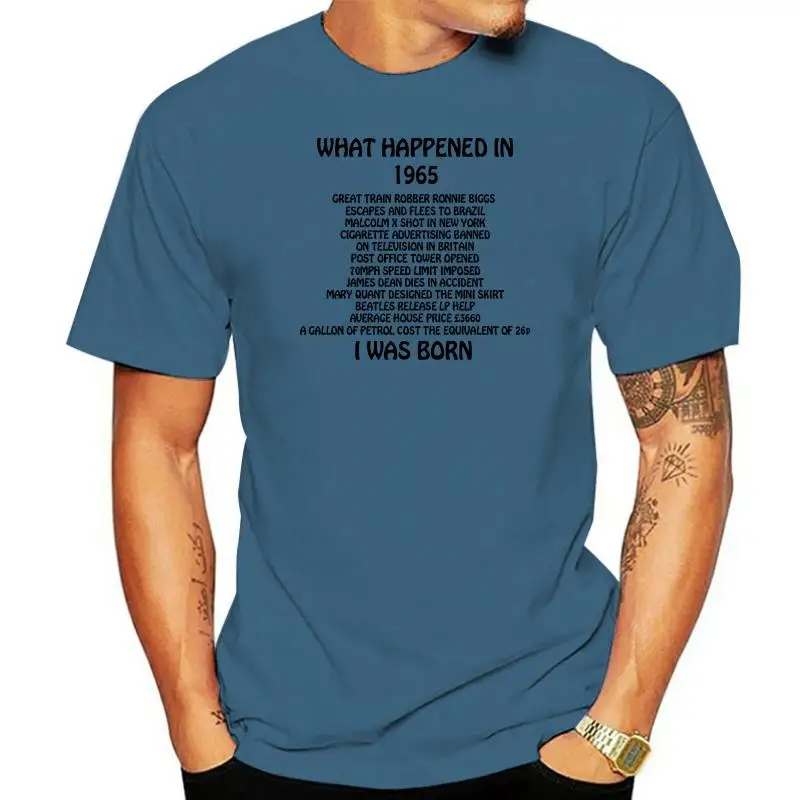 

В этом году 1965 футболка превосходного качества я рождена день рождения