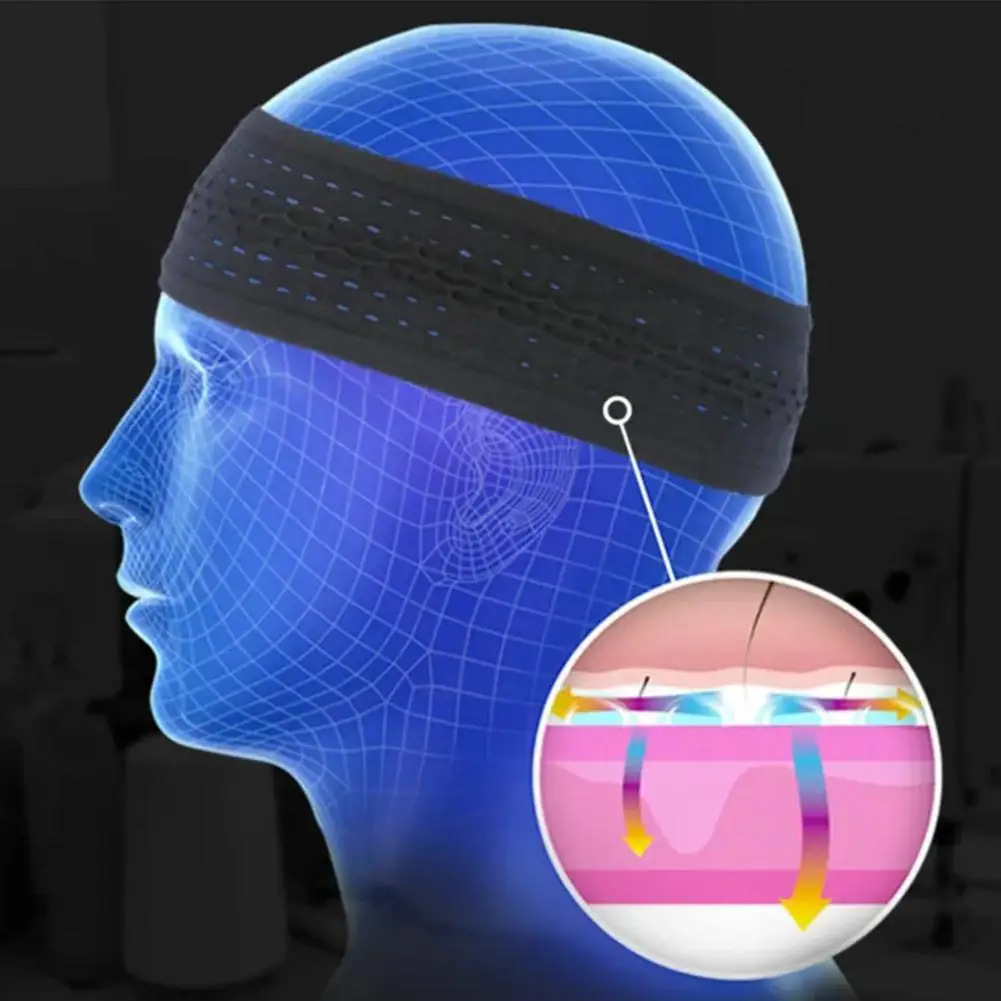 Headbands for Women Men Super Elastic Soft Sports Sweatband Breathable Absorbent Headband Sweat Hair Band for Fitness Yoga O5W6