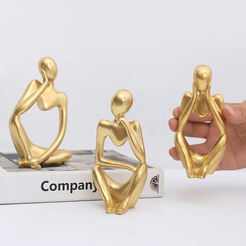 

Simple Modern Mini Abstract Small Ornaments Living Room Wine Cabinet Porch Bedroom Bookcase Study Creative Home Decorations New