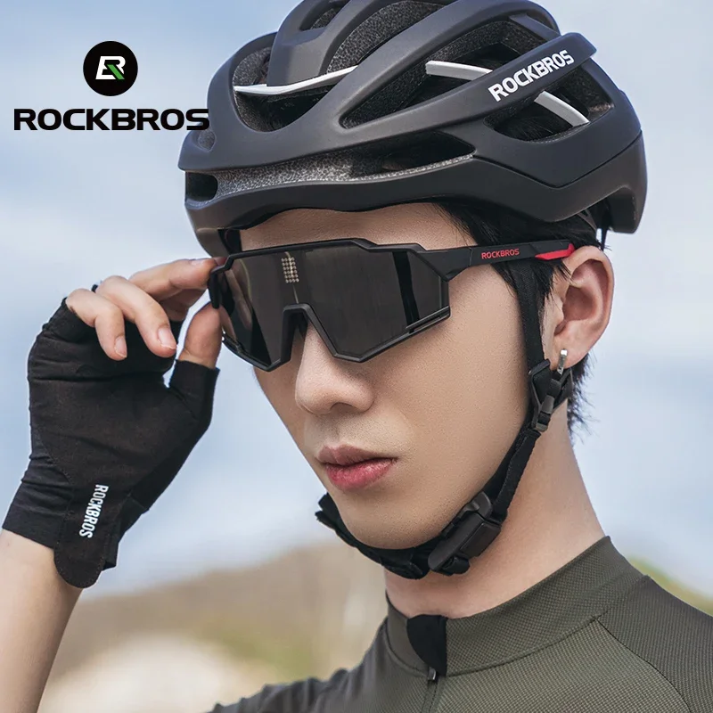 Очки ROCKBROS iquid с прозрачными потертостями фотохромные поляризационные
