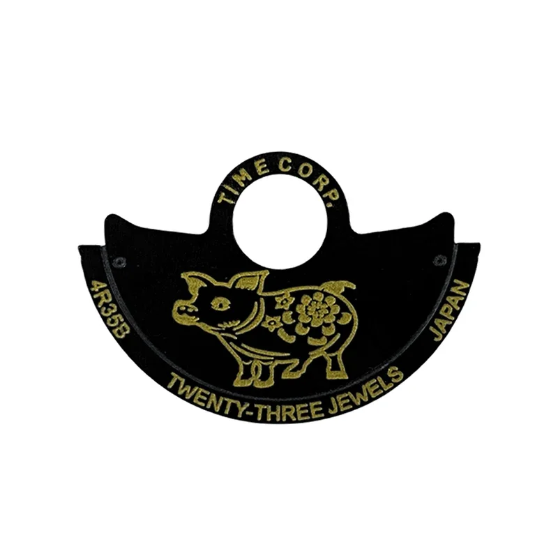 Черный Металлический патч для автоматического молоткового ротора NH35 NH36 подходит