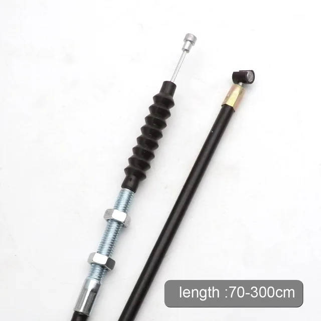 Motorcycle clutch cable length from 70cm to 300cm for 50cc 70cc 90cc 110cc 125cc 150cc 200cc 250cc dirt pit bike atv