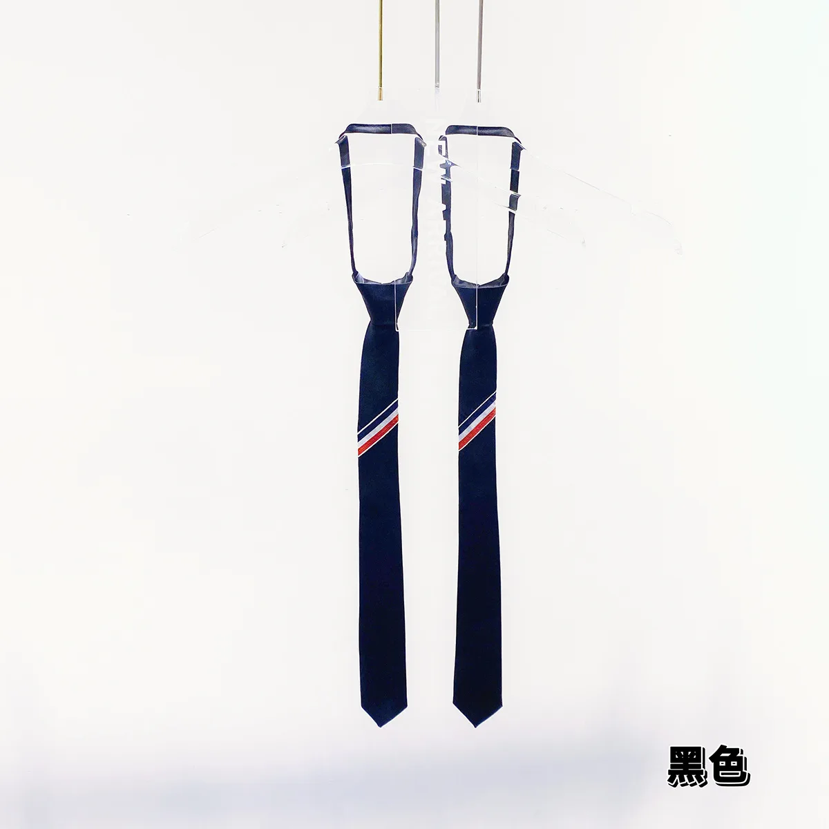 

2022 Women Men Tie Solid Striped 2 Pieces New Casual Tie High Street Luxury