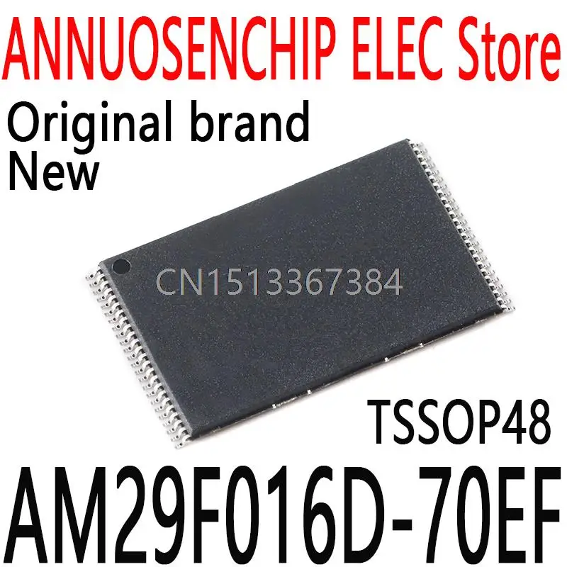 Новые и оригинальные лампы AM29F016D AM29F016 TSSOP48, 50 шт. Новые и оригинальные лампы AM29F016D AM29F016 TSSOP48, 50 шт.