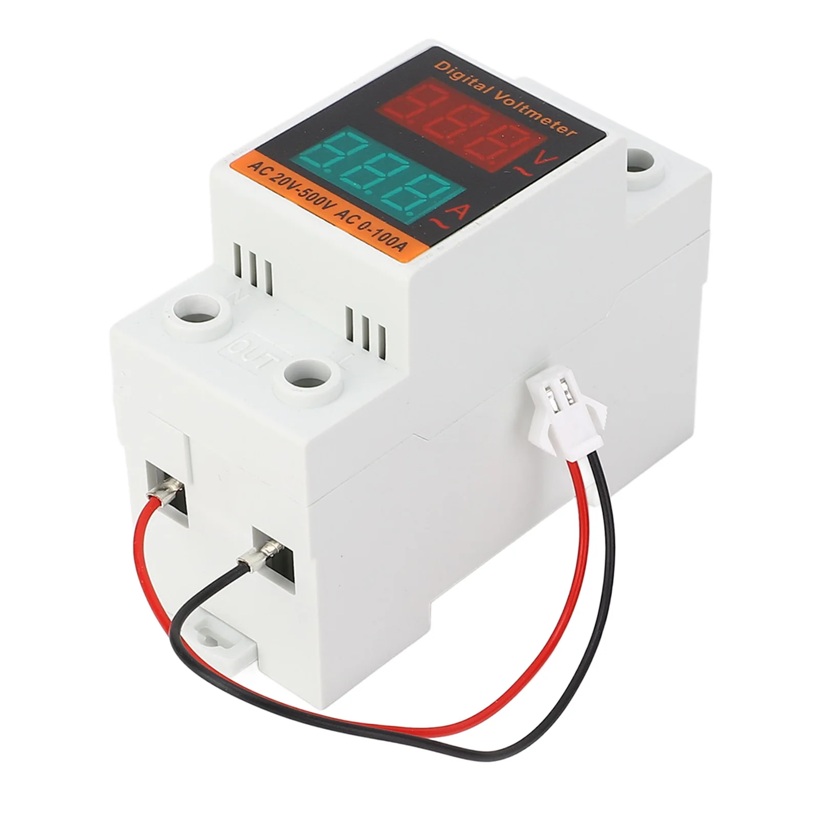 AC20 ‑ 500V 0 100A Вольтметр Амперметр Светодиодный дисплей Тип рельса Высокоточный