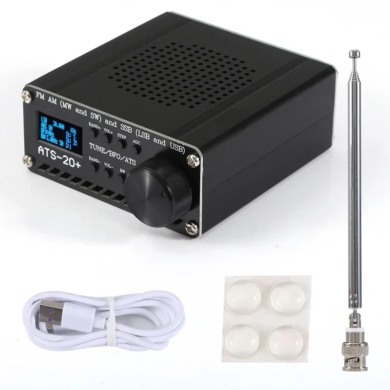 Новейший новый радиоприемник ATS-20+ Plus ATS20 V2 SI4732 DSP SDR Приемник FM AM (MW и SW) SSB (LSB USB)