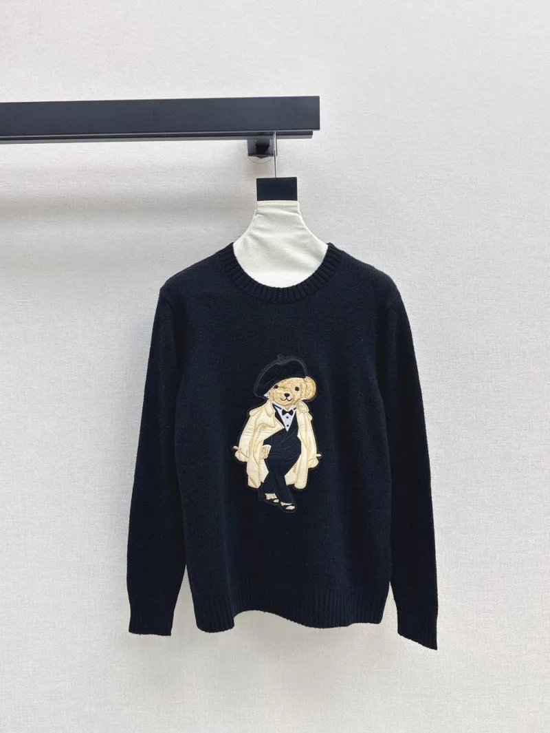 2024 осень/зима новый женский свитер 2 цвета повседневное теплое хлопковое пальто