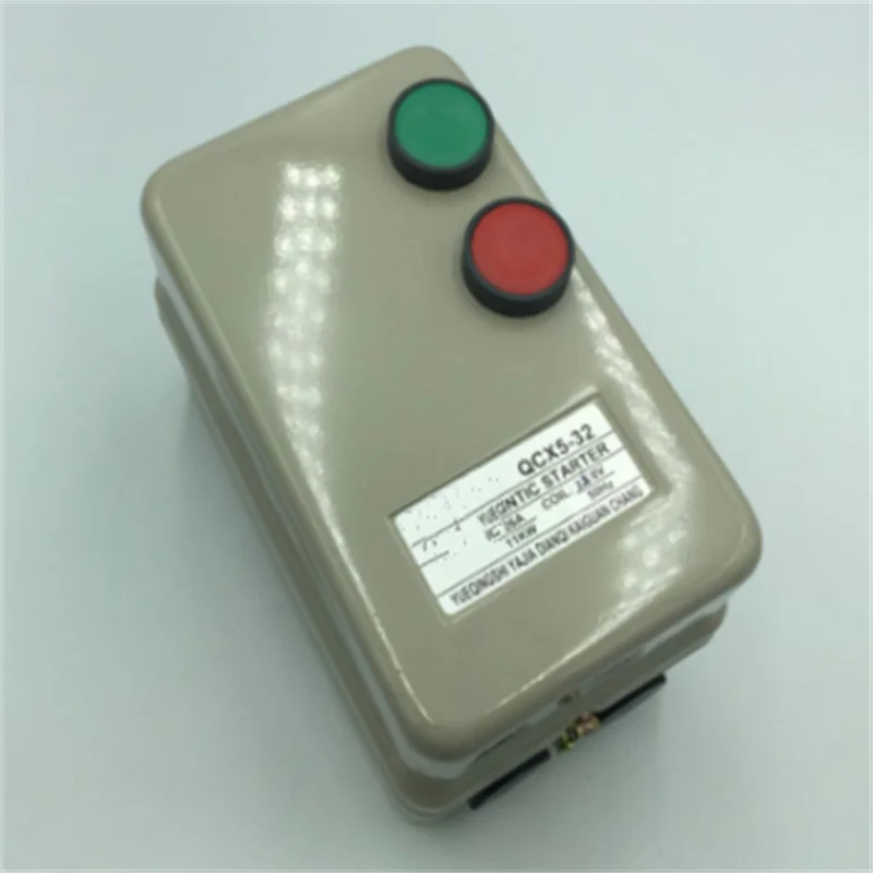 Контактор переменного тока 220 В, 11 кВт, 15 конт. Мощности, 3-фазный, 26 А, QCX5-32/11 кВт