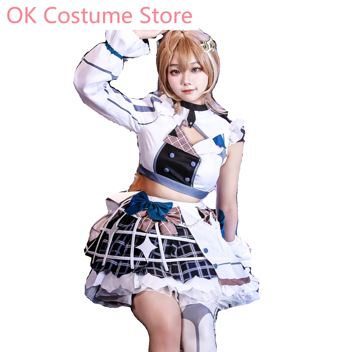 Виртуальный Idol Vtuber holololive4th Nanashi Mumei косплей костюм игра Косплей Аниме Униформа