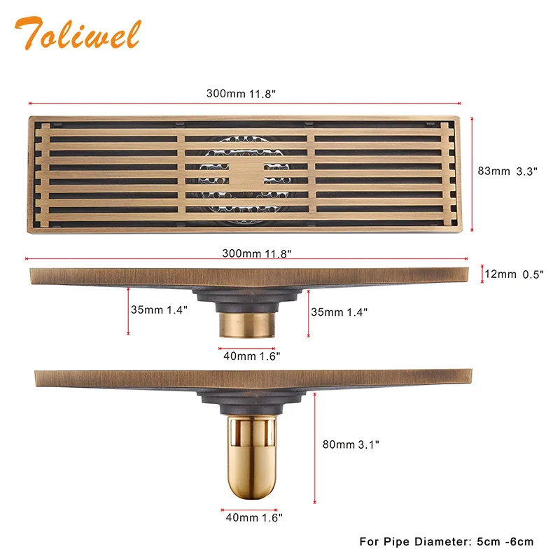 limited ralo de banheiro deshumidificador antique brass bathroom linear shower drain floor trap waste grate wire strainer free global shipping