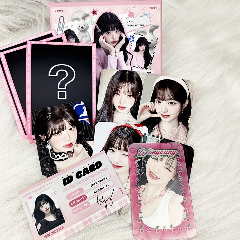 Альбом Idol фотокарточка карта для удостоверения личности Wonyoung gaeur коллекционная