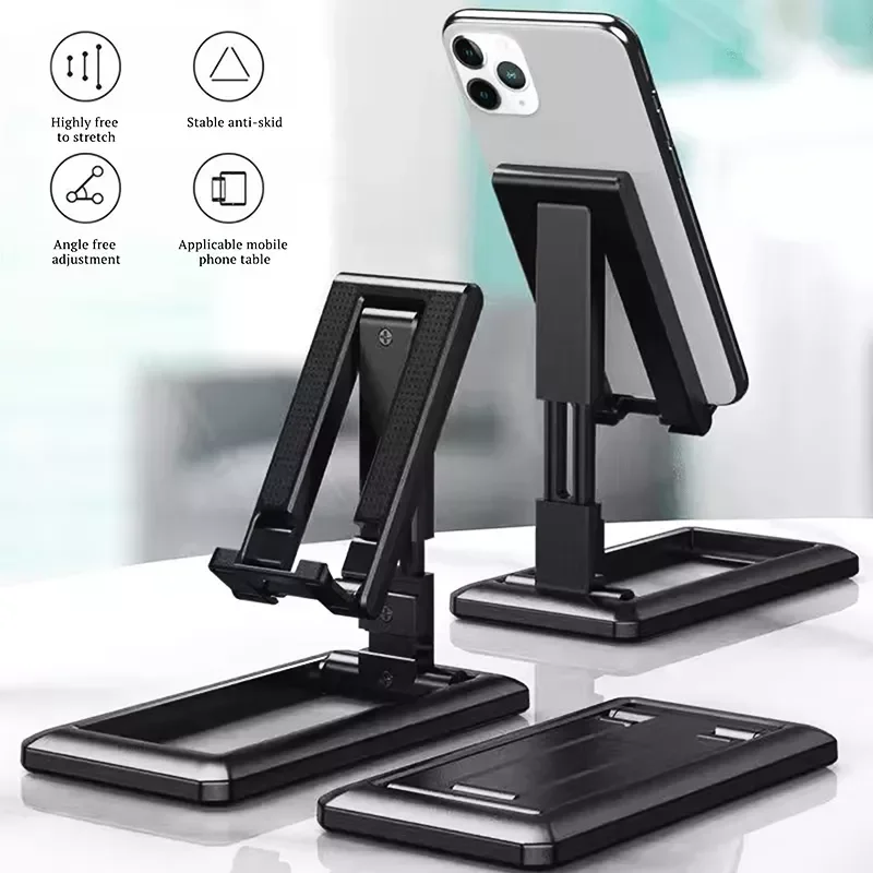

2023NEW Tablet Mobile Desktop Stand for iPad Desk Holder Adjustable Desk Bracket Smartphone Stand