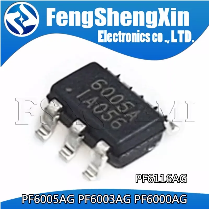 (5~10pcs)  6005A 6003A 6000A 6116A  PF6005AG PF6003AG PF6000AG PF6116AG PF6116 SOT23-6  power management chip IC