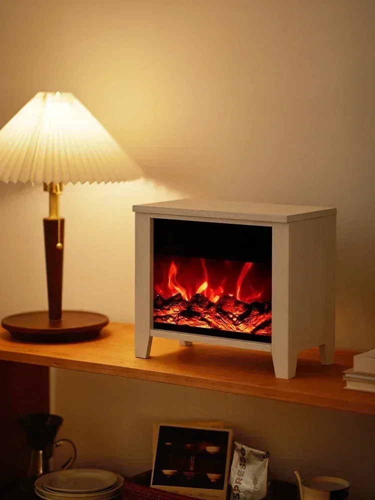 Скандинавский обогреватель электромеханический бытовой имитация пламени