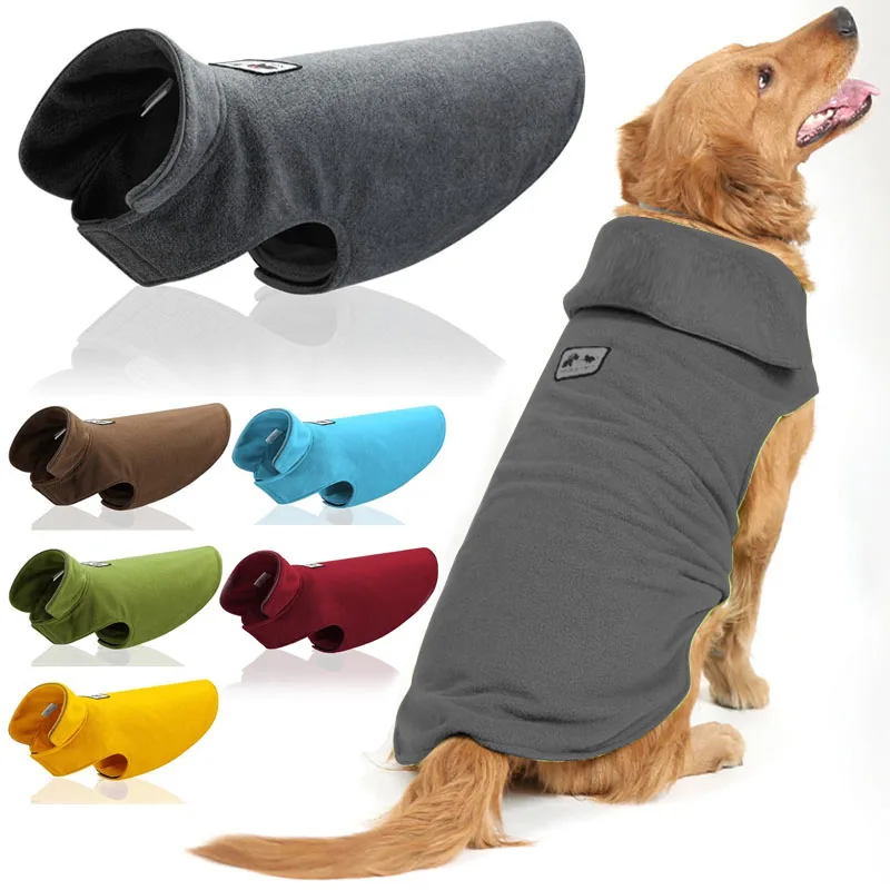 

Dog Jackets Clothes Soft Fleece Coats Reflective Small Big Dogs Autumn Winter Warm Dogs Pets Vest Top Pets Clothing Supplies