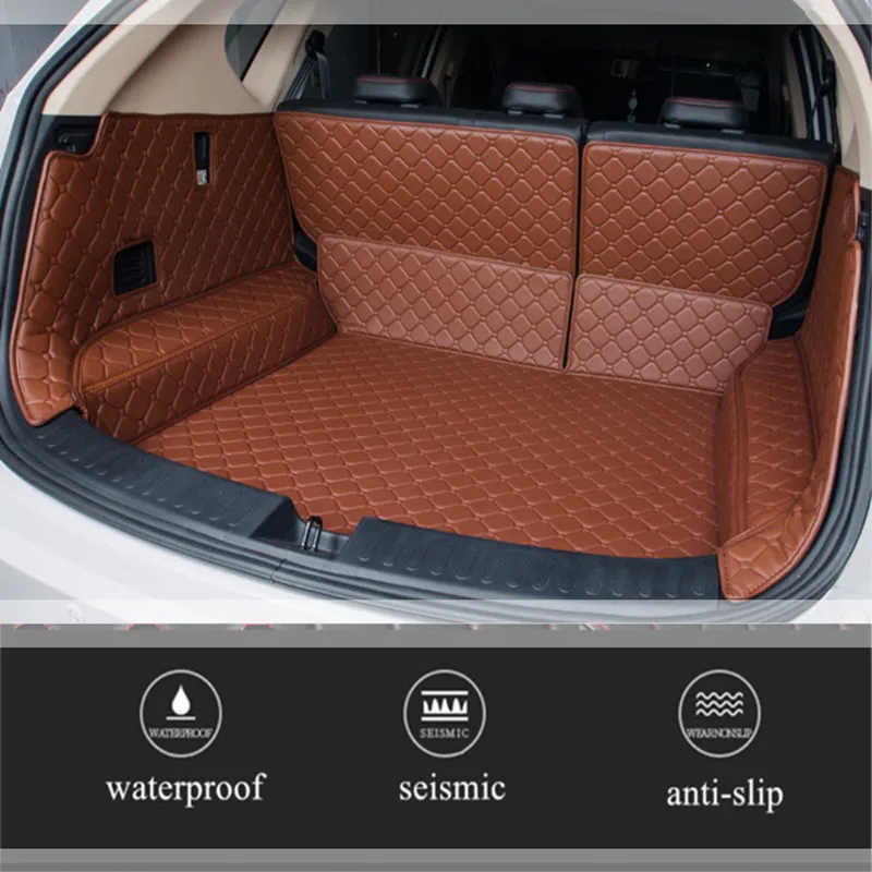 

Car Trunk Mat Tail Boot Pad Carpet Cover Cargo Liner Fit For BMW 5 7 Series Waterproof Highly Covered