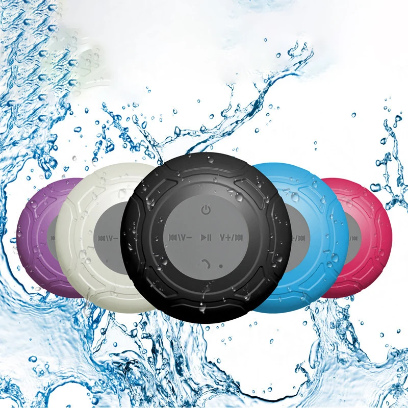 

Speaker Dustproof Bathroom Waterproof Wireless Bluetooth Speakers With IPX5 Car Shower Hands-Free Speakers