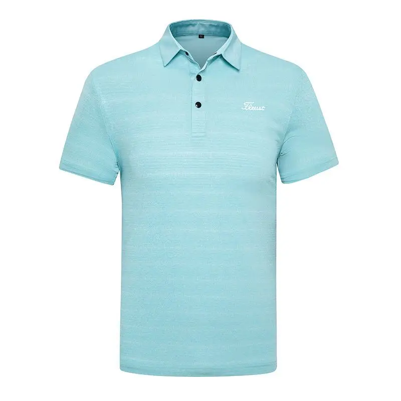 Golf Clothing for Men Summer Short-sleeved T-shirt Sweat-absorbent Golf POLO Shirt Outdoor Sports Quick-drying Breathable Top