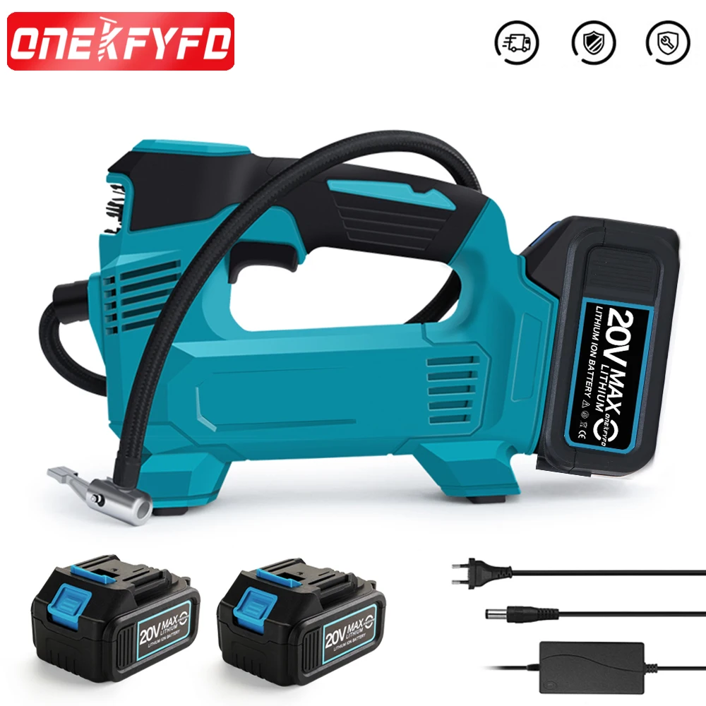 Pump Cordless Air Pump Electric Inflator With Indicator For 18v Makita Lithium Battery