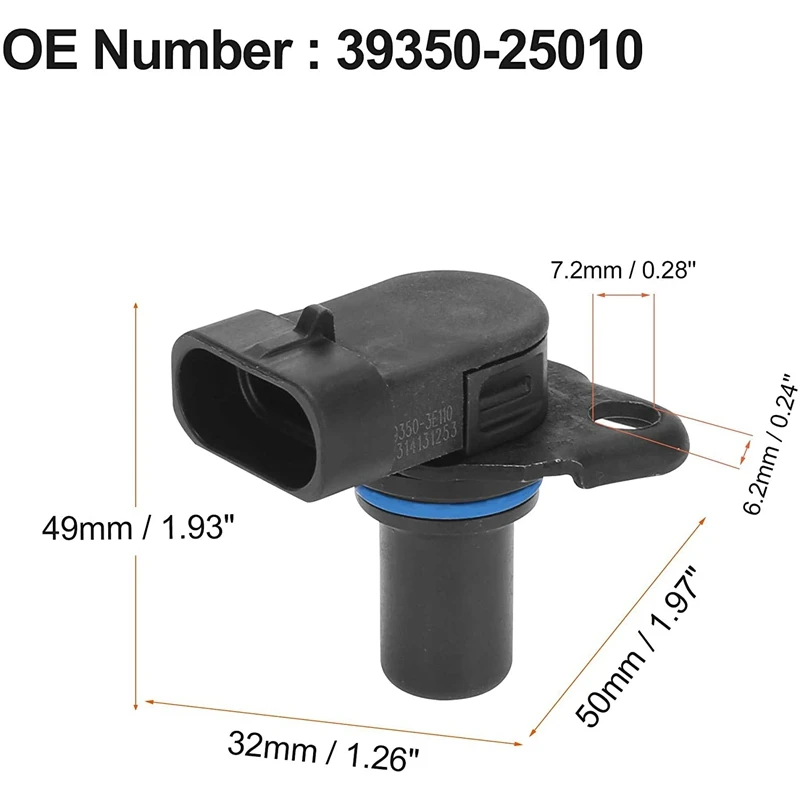 Новый датчик положения распредвала для Hyundai Kia 2006-2016 89546-23021 1002050TAR A2150737871 393503E110