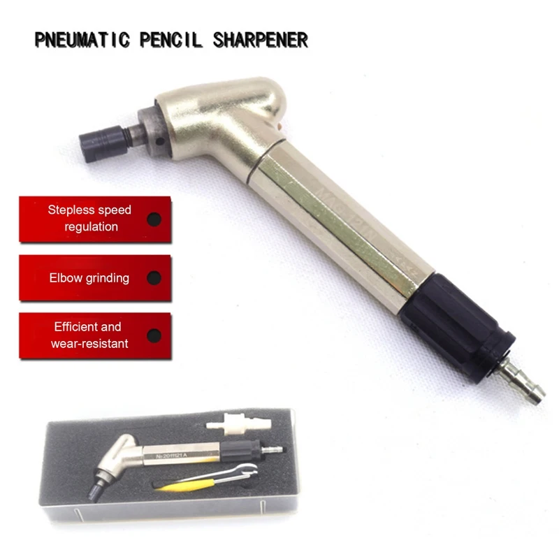 

52500 RPM Micro Air Die Grinder Kit MAG-121N Grinding Pen High Precision Pneumatic Tools Set 3MM Collet 120 Degree