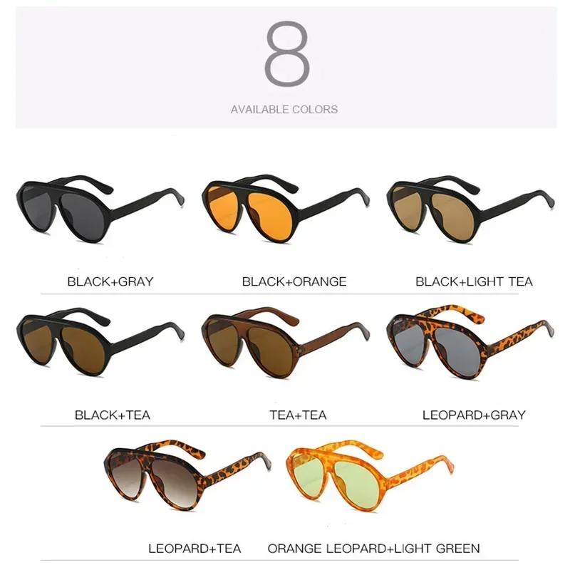 OVOYAN винтажные солнцезащитные очки большого размера женские модные