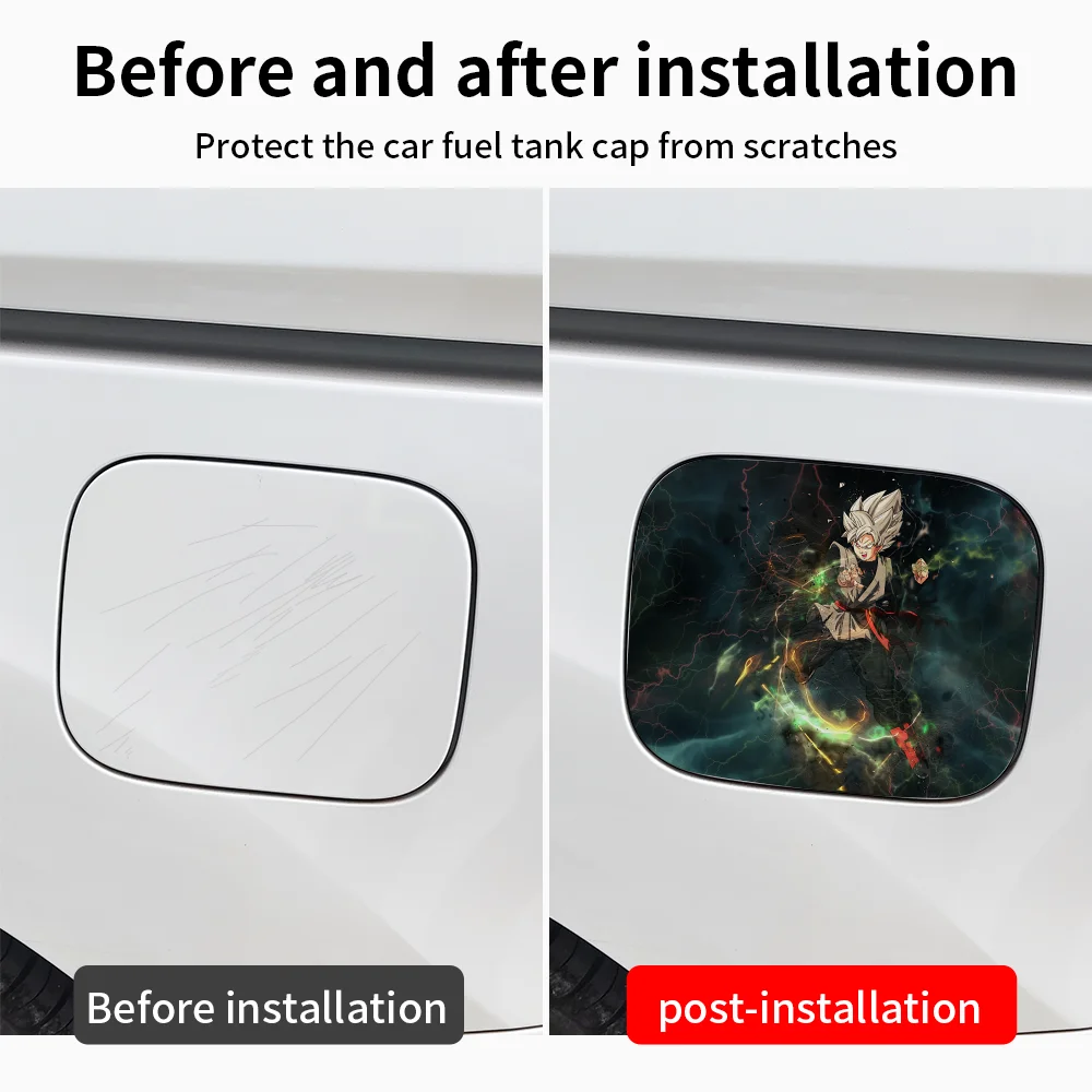 Автомобильная наклейка Son Goku заправочная крышка топливного бака