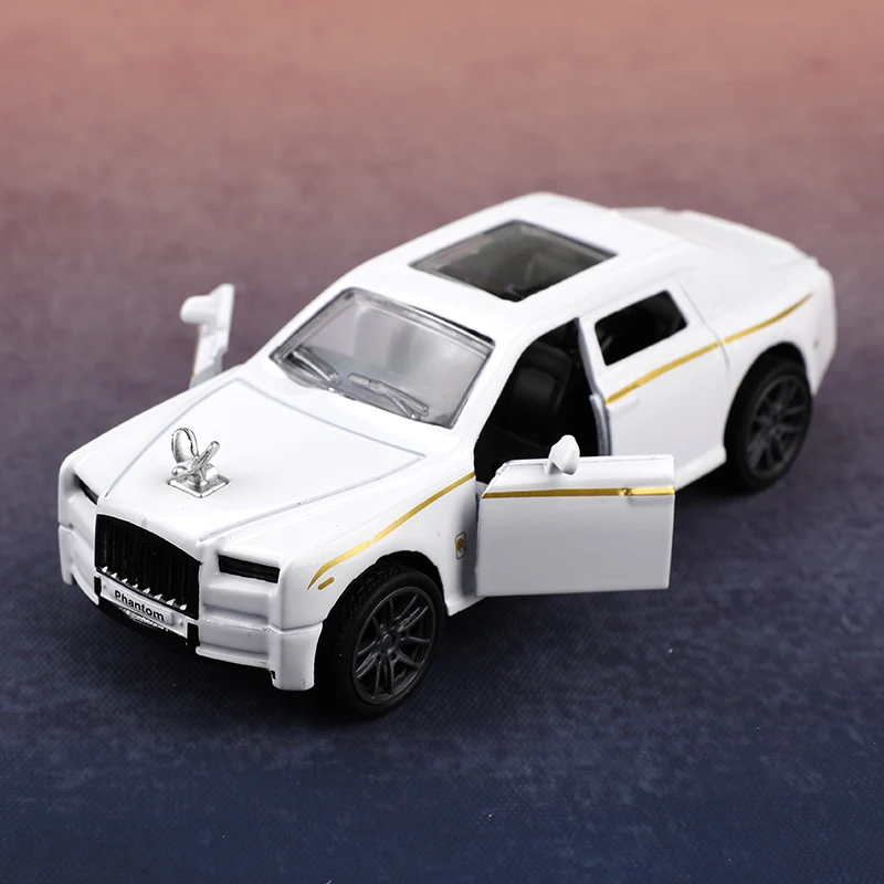 Фото (мешок) 1:43 Rolls-Royce Phantom, модель автомобиля из сплава, имитация автомобиля, детский легкосплавный автомобиль, игрушечная модель для мальчиков, украшения автомобиля №3