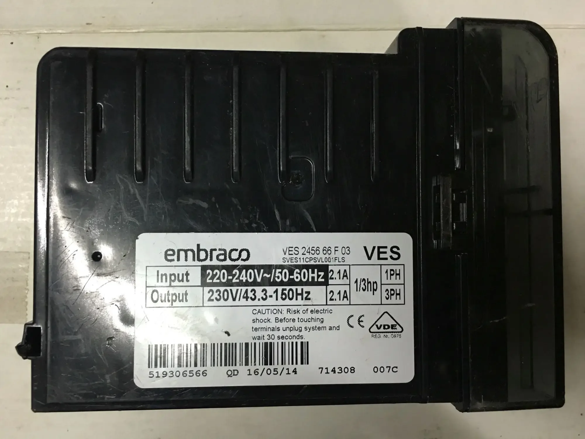 Инверторная плата для компрессора холодильника Embraco VESD9C VES 2456 97F00 VES2456 66F03