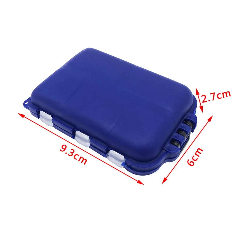 Дорожный удобный контейнер для лекарств 10 отделений органайзер таблеток 1 шт. |