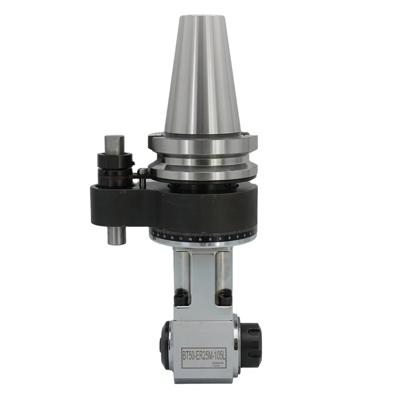 

Machine Tools 90 degree CNC angle head horizontal milling head BT30 BT40 BT50 ER16 ER25 ER32 BT50-ER25 Milling angle head