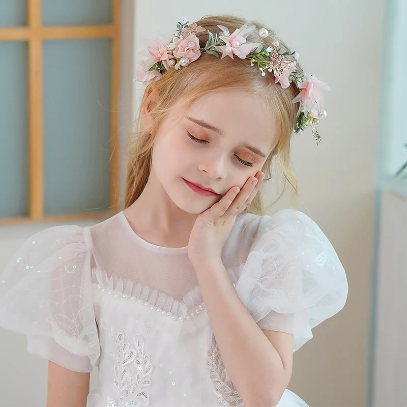 

Children's Flower Decorative Headband Bridal Wedding