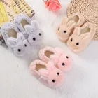 Детские осенне-зимние кроссовки для младенцев и детей, теплая обувь в форме медведя из мультфильма, мягкая плюшевая обувь для мальчиков и девочек 2-9 лет