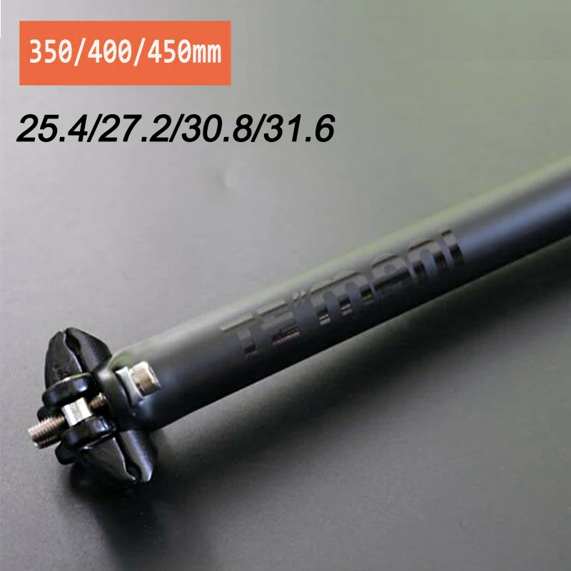 

Carbon Seatpost 27.2//30.8/31.6mm matte 3k Carbon Fiber MTB/Road Bicycles Carbon Fiber seat post Light seat tube350/400/450mm