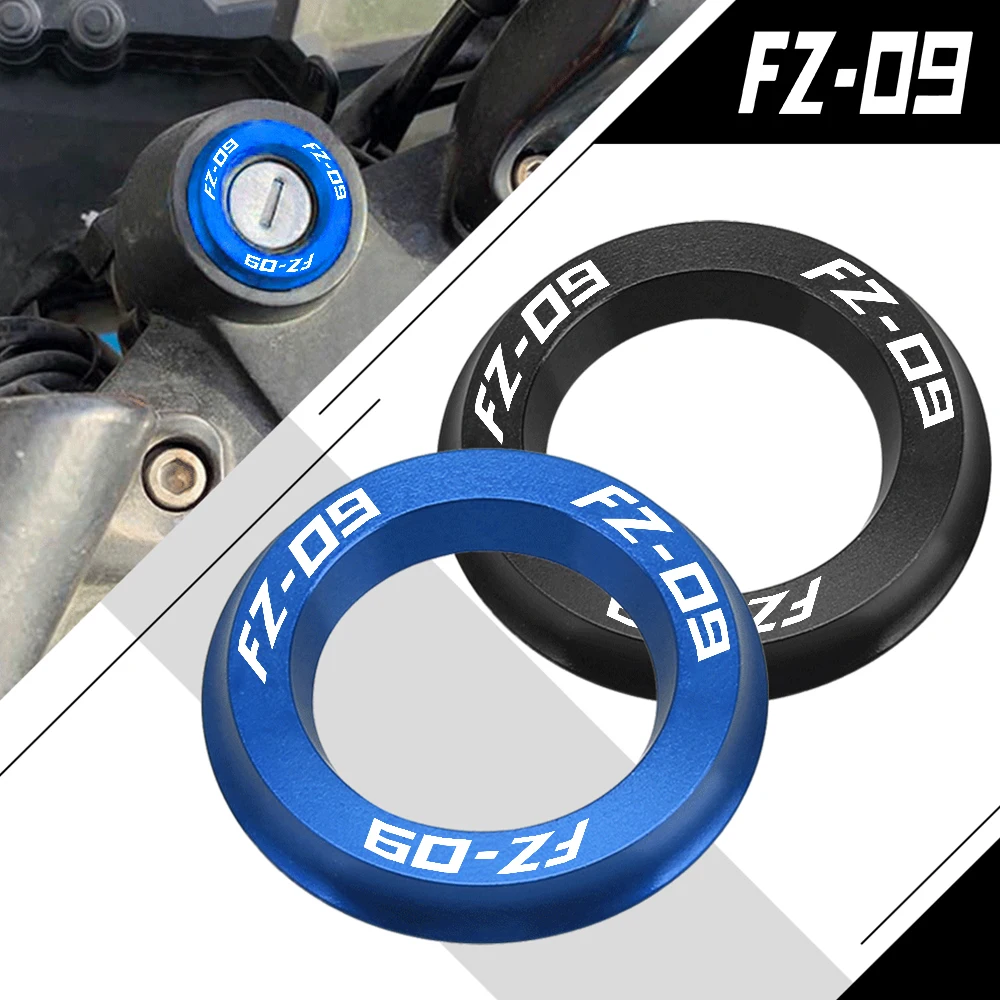 

Motorcycle Keyhole Cover Throttle Cover Decorative Ring Key Hole Ring FOR YAMAHA FZ09 2013-2021 2020 2019 2018 2017 2016 2015