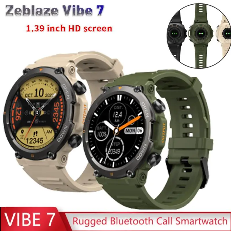 

Zeblaze Vibe 7 Smart Watch Makes/answers Calls In 25 Days Battery Life 100+Sport Mode Men's Heart Rate Monitoring Waterproof