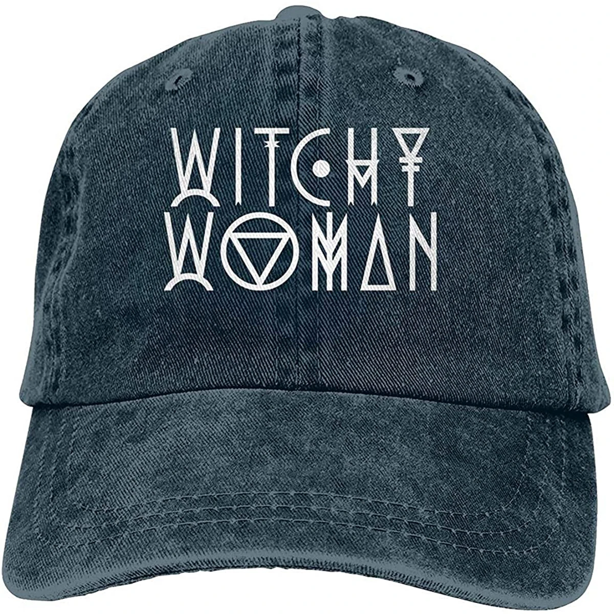 

Женская хлопковая шапка Witchy унисекс регулируемая бейсболка джинсовая шапка для папы модная шапка в стиле хип-хоп