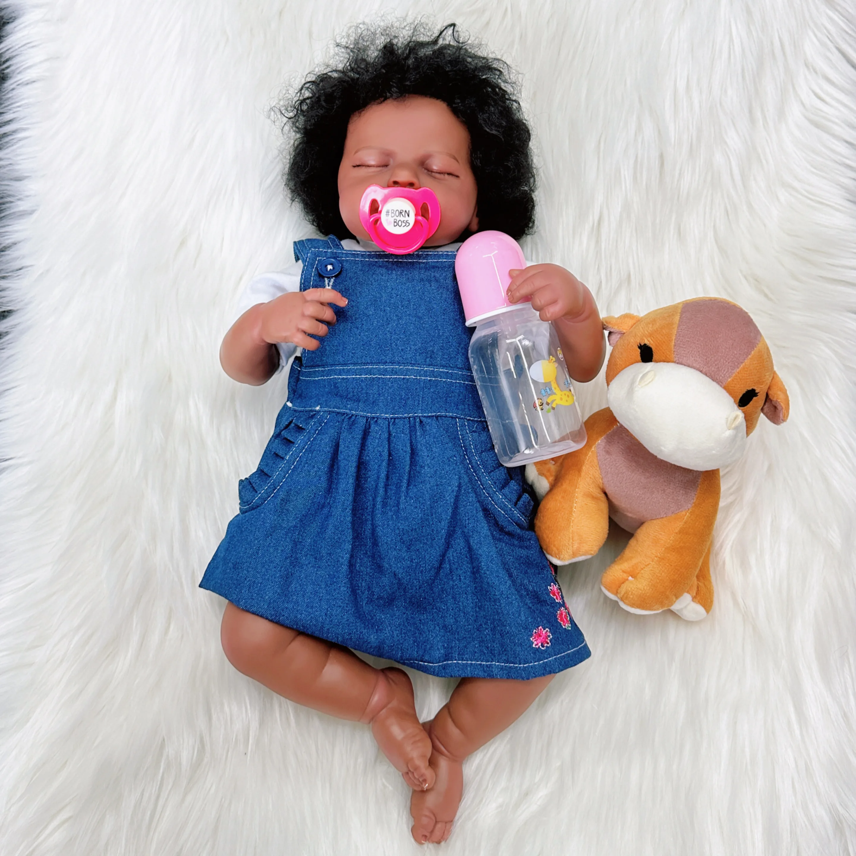 Реалистичная кукла-реборн для новорожденных 20 дюймов