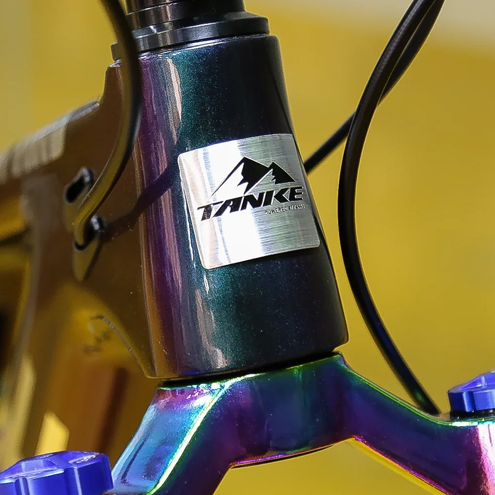 TANKE Защитные Наклейки На Раму Велосипеда Из Алюминиевого Сплава Для BMX MTB Скутера