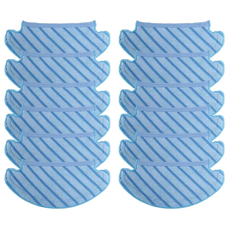 

AD-12Pcs Replacement Mopping Pads For ECOVACS Mop Cloths For DEEBOT OZMO T8 AIVI/ T8 / T8+/ T9/ T9+/ N8/ N8 Pro/ N8 Pro+