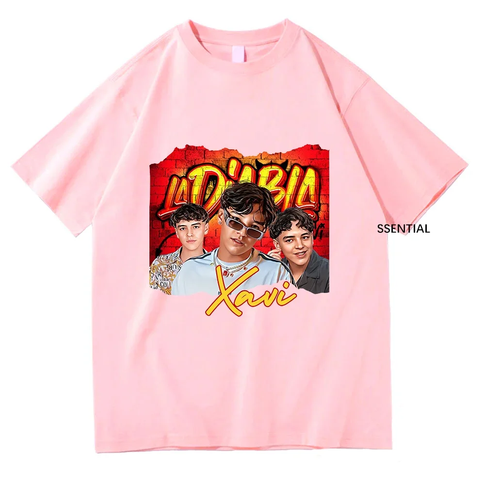 Повседневная футбольная футболка в стиле Natanael Cano Xavi La Diabla для мужчин и женщин |