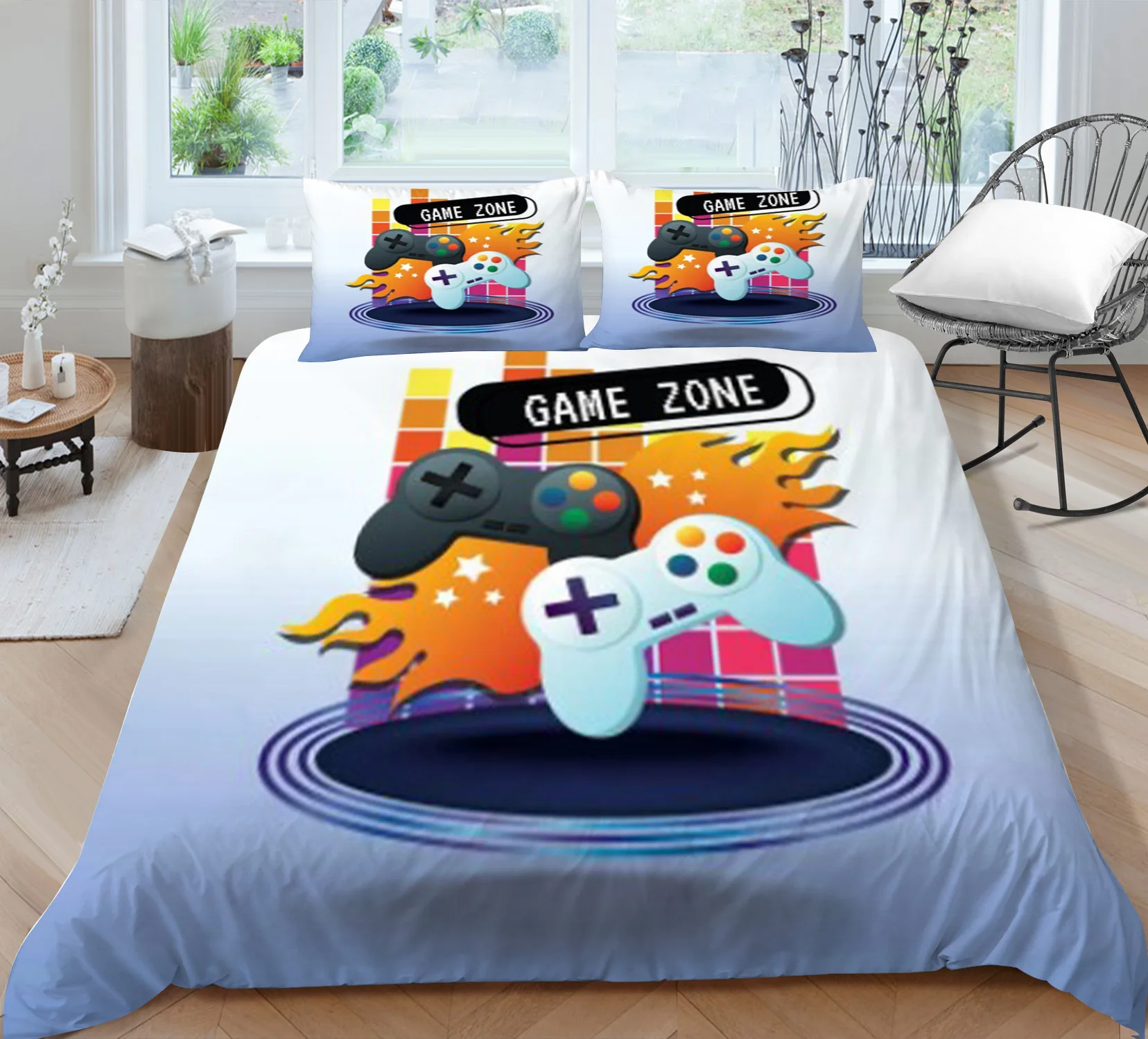 

Лидер продаж, постельное белье, 2/3 шт., 10 рисунков, 3D цифровой геймерский принт, наборы пододеяльников, 1 пододеяльник + 1/2 наволочек, размер США/ЕС/Австралии