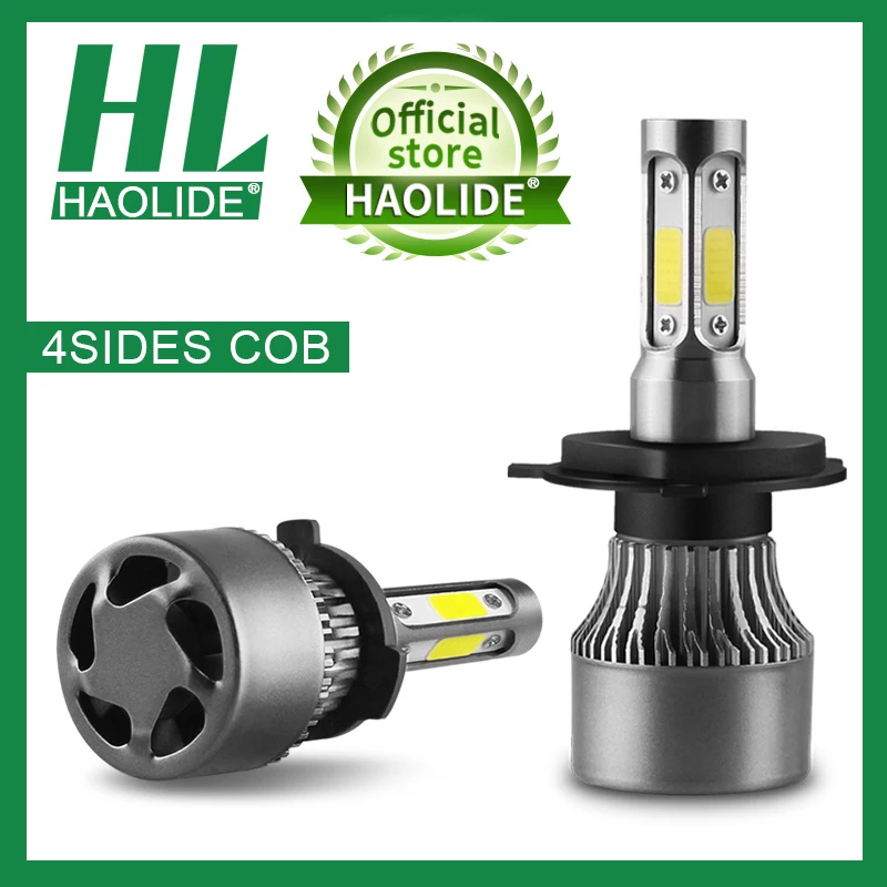 

/HL/ LED Headlight Bulbs for Cars H4 H7 H8 H11 HB3 HB4 12000LM 6500K 12V H7 LED Kit Auto Lamp