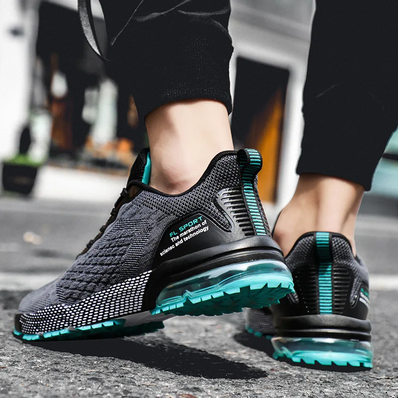 

2022 New Autumn Sneakers, Casual Men's Shoes, Breathable Mesh Running Shoes, Korean Version Men's Trendy Shoes, Plus-size Shoes