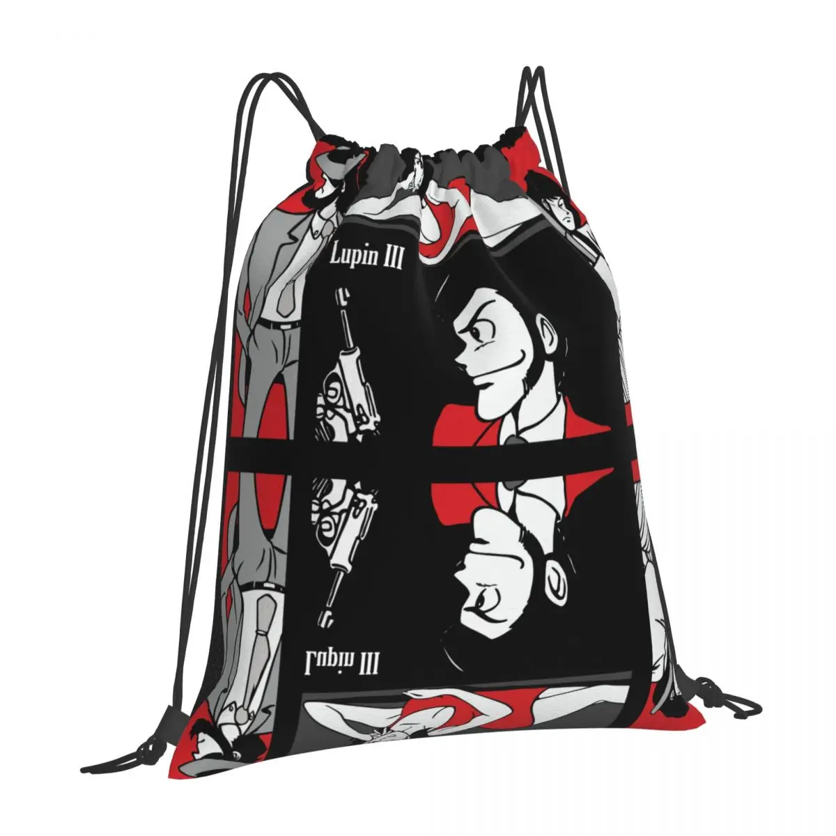 

Lupin 3 Iii 16 Drawstring Bags Backpacks Women Men Sport Gym Sackpack Travel Canvas Draw String Bag Portable Bag Sack