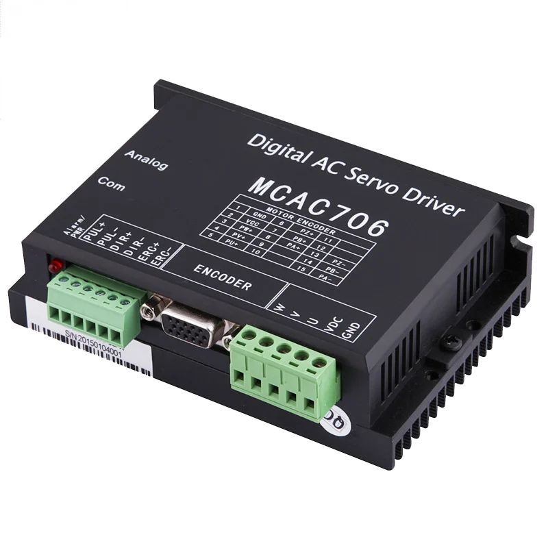 

6A MCAC706 200/400W AC no noise and heat servo motor driver