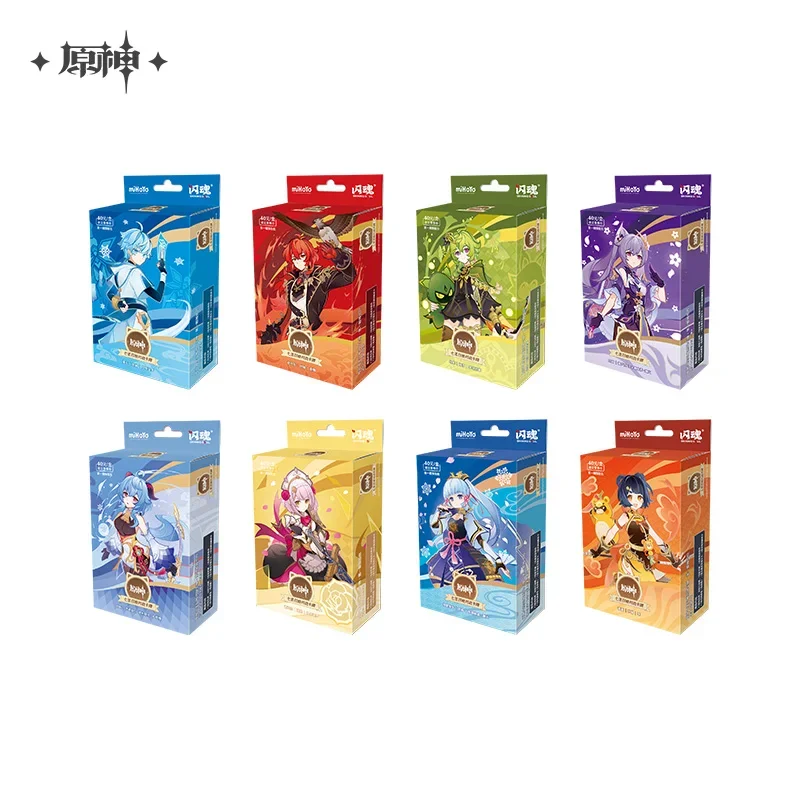 Предпродажа Shining Soul X GS Impact Официальный товар Genius Invokation TCG Колода структуры карт